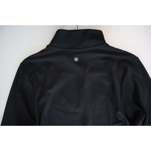 Athleta 88373-00 Women's Sz XL Black Transcend Half Zip Long Sleeve Top - Picture 10 of 13